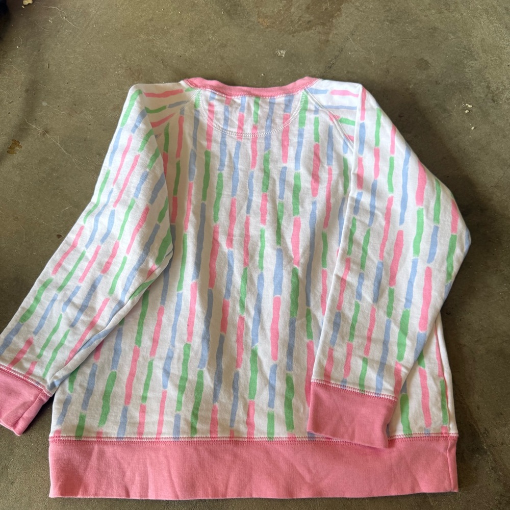 The Beaufort bonnet company size 8Colorful Striped Sweatshirt - Picture 4 of 4